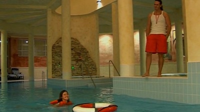 Excited floosy Olivia C gets exposed and sucks dinky